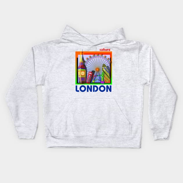 LONDON Kids Hoodie by IconAge